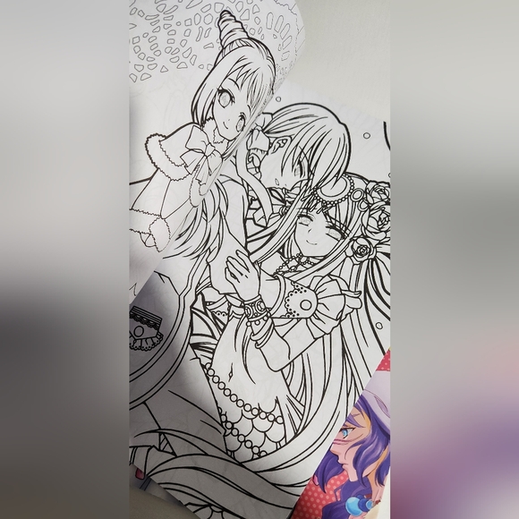 NWOT Manga 2 Book Set Coloring & Drawing Set - Picture 7 of 9